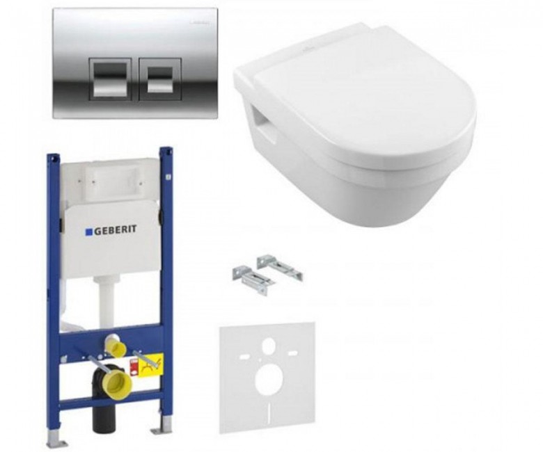 Установка унітазу VILLEROY & BOCH  5684H101+458.126+115.135.21.1 5684H101+458.126+115.135.21.1