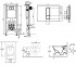 Унитаз с инсталляцией 4 в 1  ARCHITECTURA 5684HR01+16750810000+9073300S004:Чертеж 