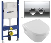 Монтажний і підвісний комплект унітазу VILLEROY & BOCH ARCHITECTURA 5684HR01+458.120.11.1