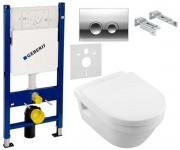 Унітаз з інсталяцією 4 в 1 VILLEROY & BOCH ARCHITECTURA 5684HR01+458.161.21.1