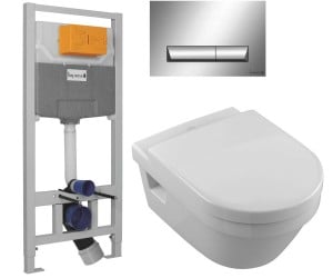 Унітаз з установкою 3-в-1 VILLEROY & BOCH ARCHITECTURA 5684HR01+I8120