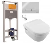Унітаз з установкою 3-в-1 VILLEROY & BOCH ARCHITECTURA 5684HR01+I9120