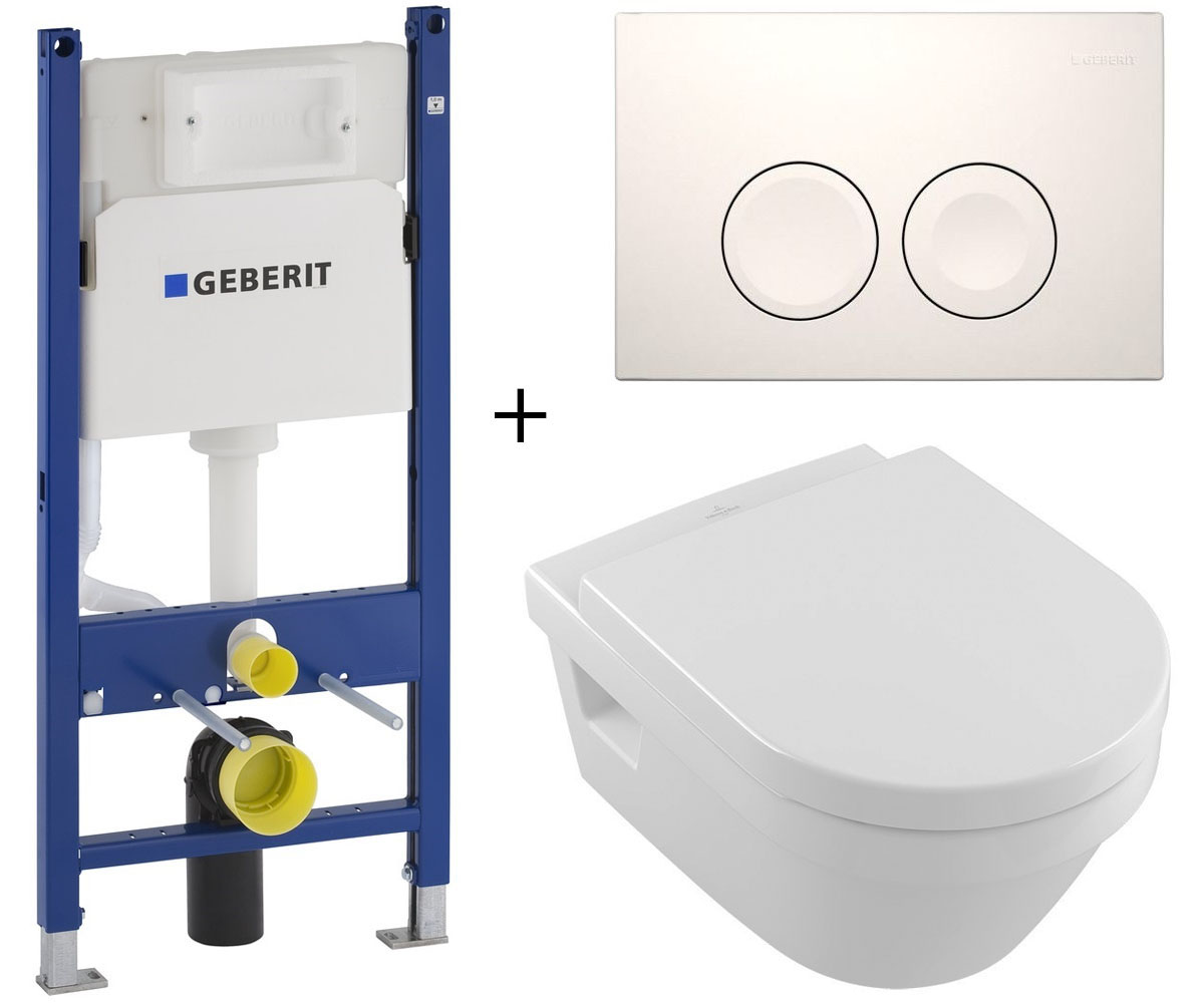 Монтажний і підвісний комплект унітазу VILLEROY & BOCH ARCHITECTURA 5684HR01N+458.120.11.1N 5684HR01N+458.120.11.1N