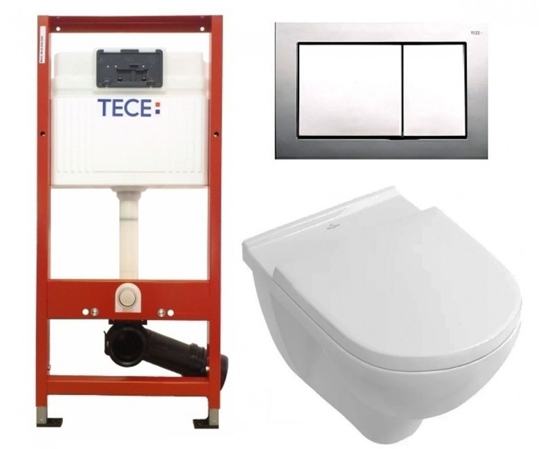 Унітаз з установкою VILLEROY & BOCH O.NOVO 5688HR01+9400006 5688HR01+9400006