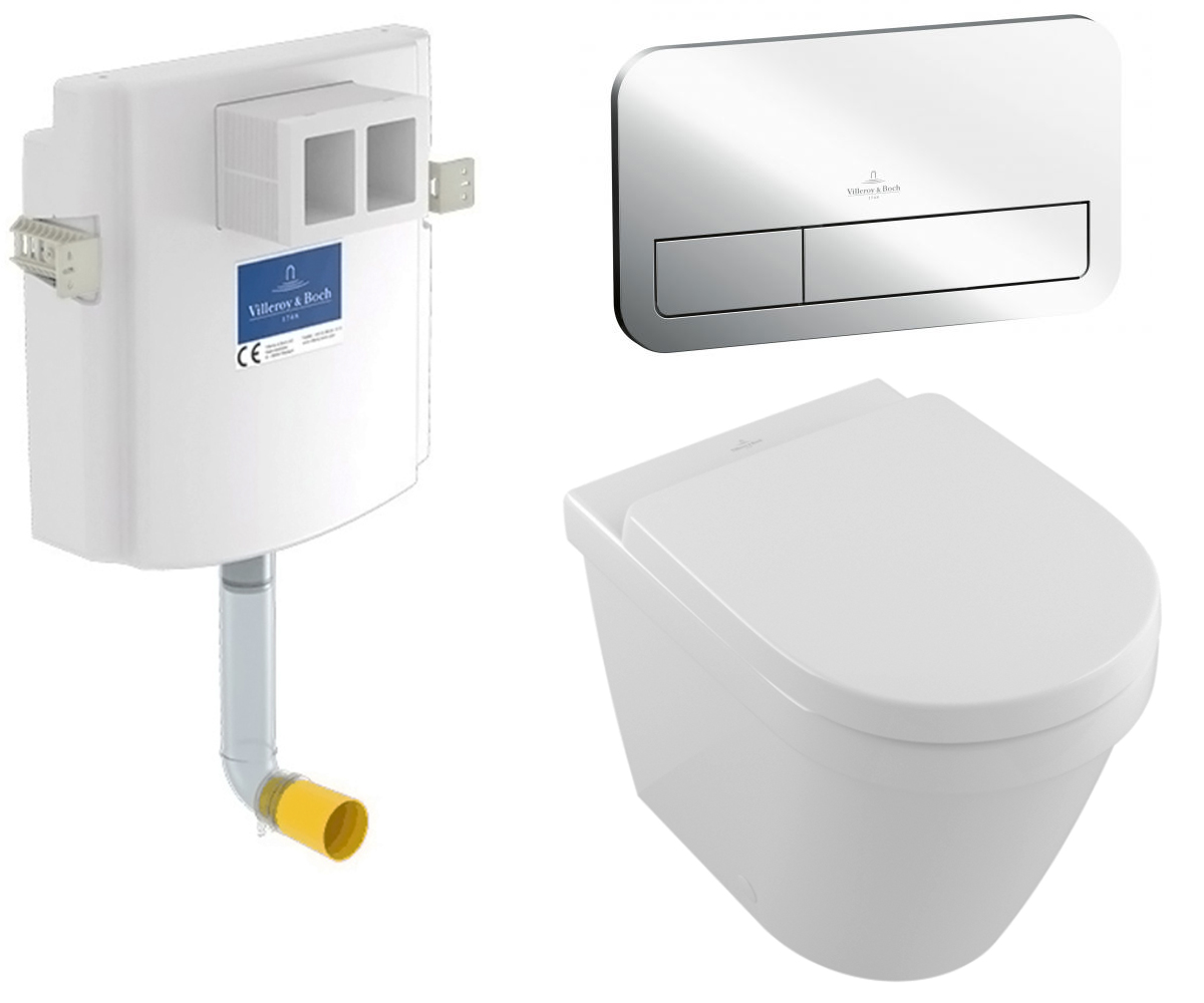 Унітаз VILLEROY 4-в-1  VILLEROY & BOCH ARCHITECTURA 5690R001+922483+98M9C101+92249061 5690R001+922483+98M9C101+92249061