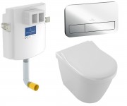 Унітаз VILLEROY 4-в-1  VILLEROY & BOCH ARCHITECTURA 5690R001+922483+9M70S101+92249061