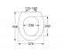Сиденье с микролифтом  OMNIA CLASSIC 88246101:Чертеж 