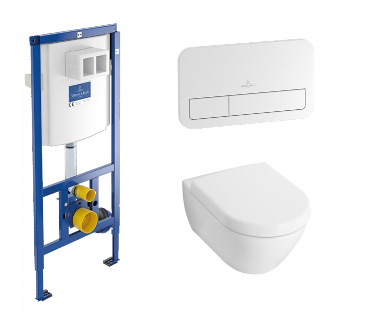 Монтажний і підвісний комплект унітазу VILLEROY & BOCH SUBWAY 2.0 922461+922490+5614R 922461+922490+5614R