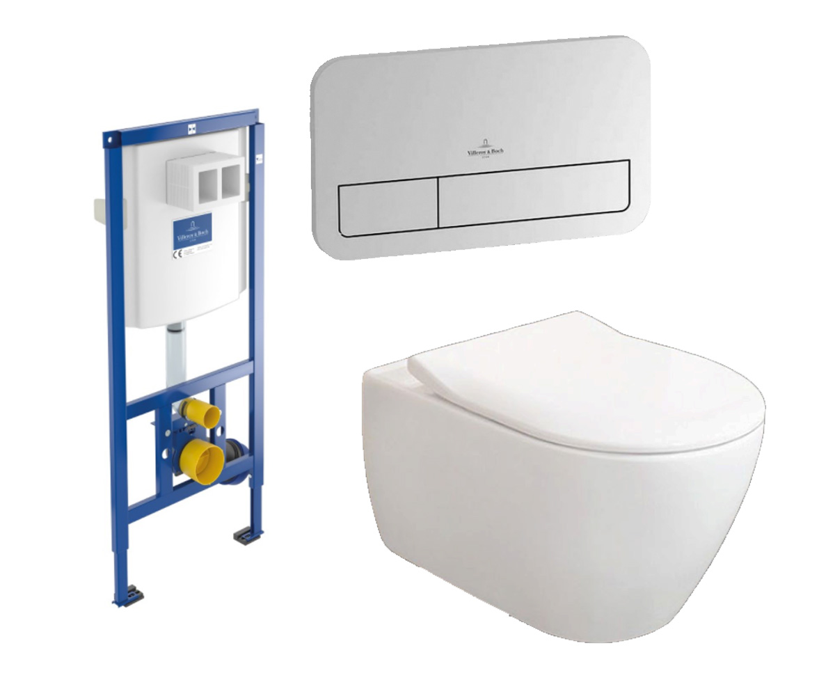 Инсталяция для подвесного унитаза VILLEROY & BOCH VICONNECT 922461+92249+5614R2 922461+92249+5614R2