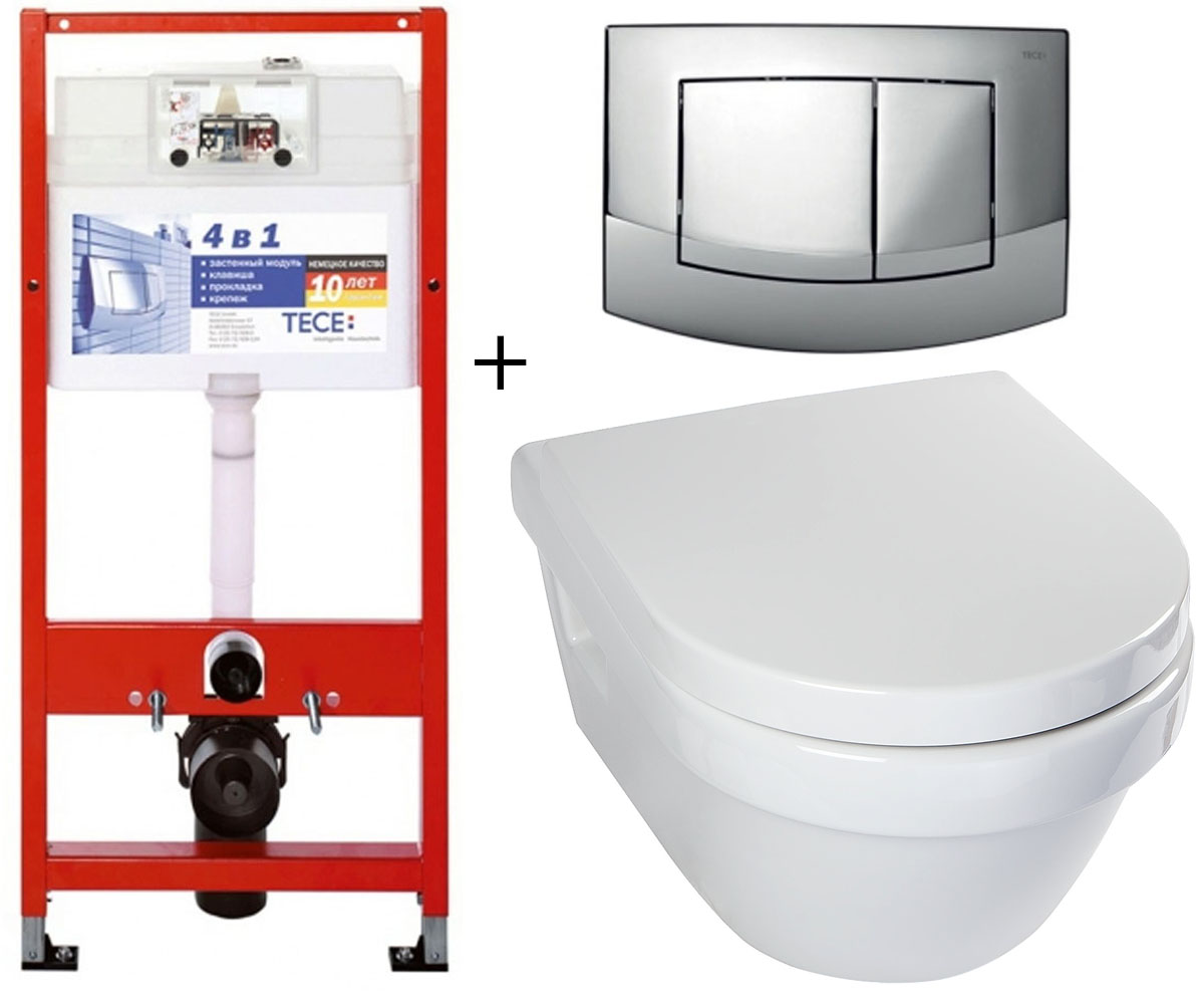 Монтажний і підвісний комплект унітазу VILLEROY & BOCH ARCHITECTURA 9400005+5684H101 9400005+5684H101