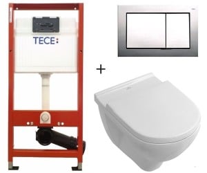Монтажний і підвісний комплект унітазу VILLEROY & BOCH O.NOVO 9400006+5660HR01