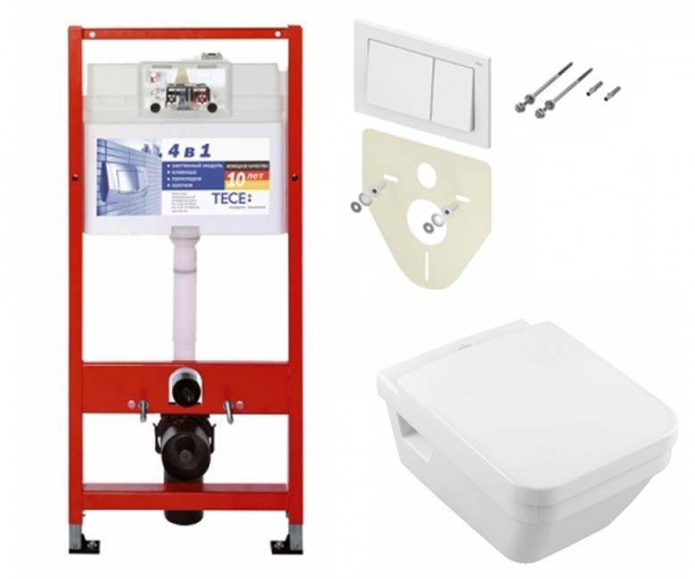 Монтажний і підвісний комплект унітазу VILLEROY & BOCH ARCHITECTURA 9400006+5685H101 9400006+5685H101