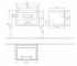 Тумба для раковины  SUBWAY 2.0 A68810DH:Чертеж 