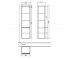 Пенал настенный  VENTICELLO A95111DH:Чертеж 