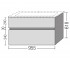 Тумба подвесная  VERITY LINE B66000DH:Чертеж 