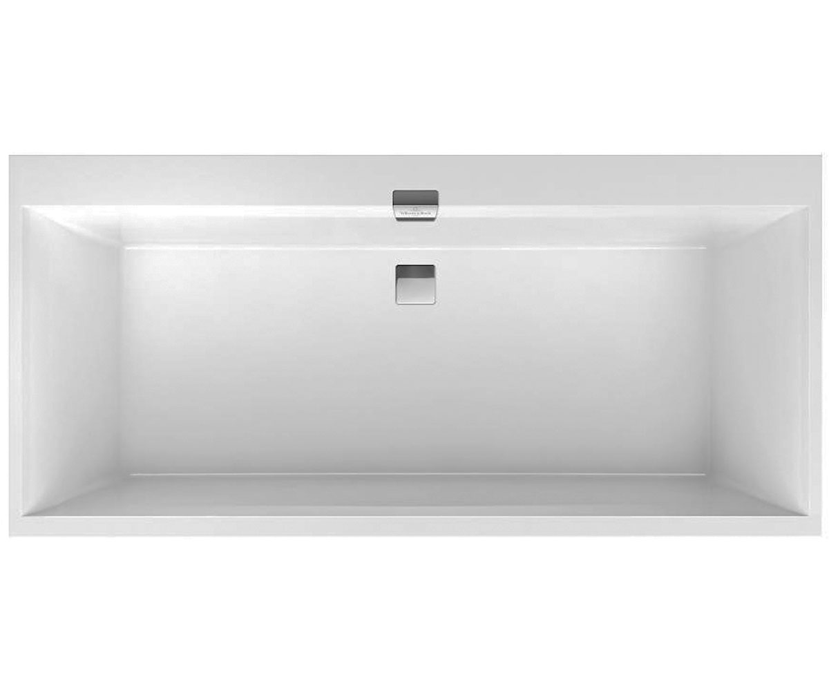 Ванна квариловая 160 см VILLEROY & BOCH SQUARO EDGE 12 UBQ160SQE2DV-01 UBQ160SQE2DV-01