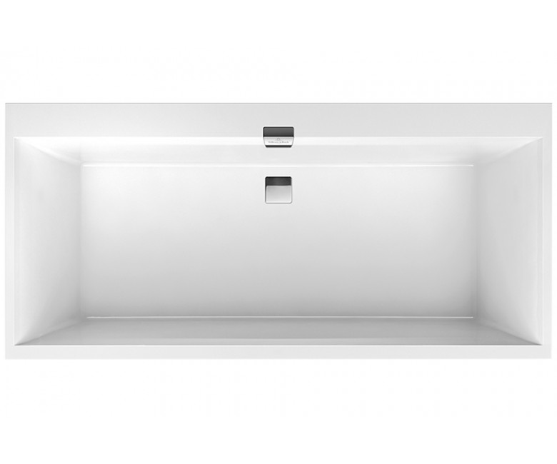 Ванна кварилова 190 см VILLEROY & BOCH SQUARO EDGE 12 UBQ190SQE2DV-01 UBQ190SQE2DV-01