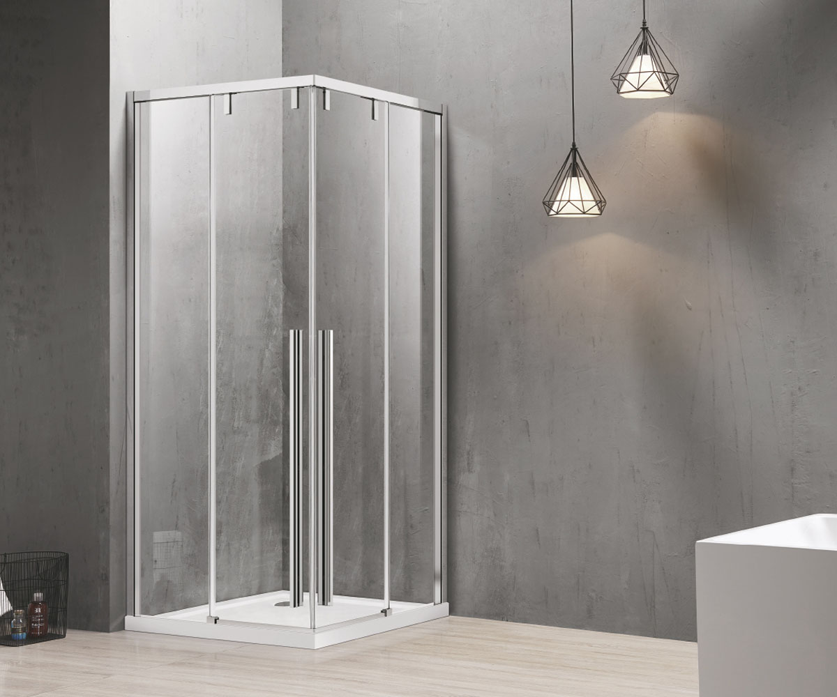 Кабинка квадратная 100х100 см  AIVA 10-22-680GLASS:Фото 2