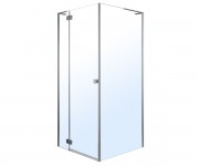 Кабіна лівостороння 90х90 см VOLLE BENITA 10-22-905LGLASS