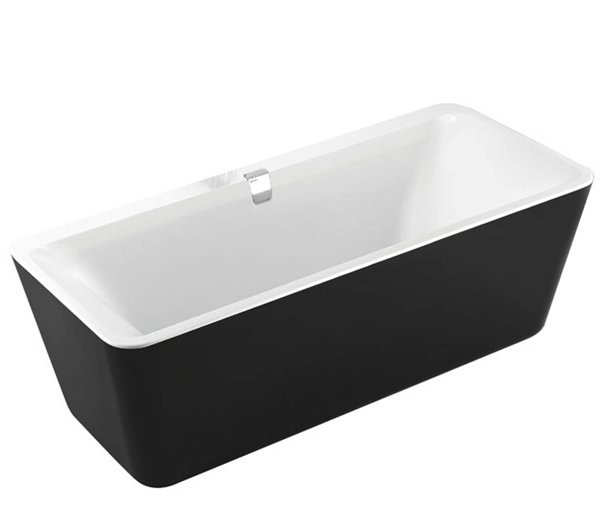Окремостояча ванна 180х80 см VOLLE  12-22-110BLACK 12-22-110BLACK