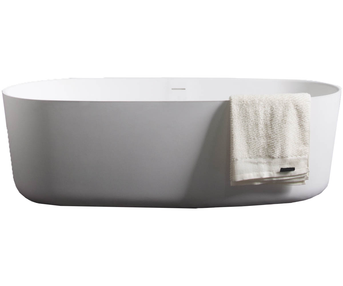Ванна камяна 168х80 см VOLLE SOLID SURFACE 12-40-036 12-40-036