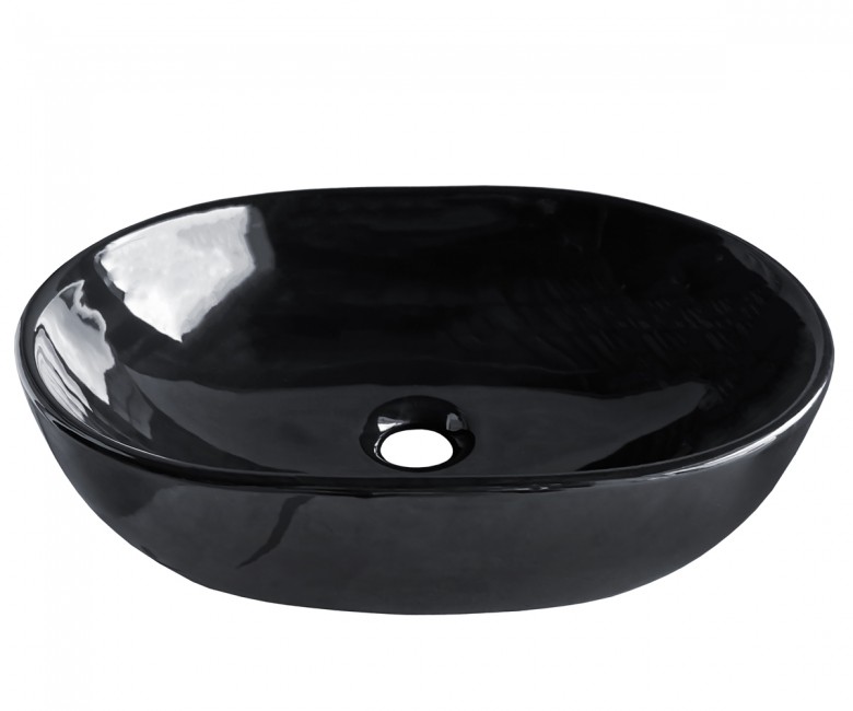 Накладний умивальник 48 см VOLLE AMADEUS 13-06-06BLACK 13-06-06BLACK