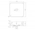 Раковина накладная 40 см  SOLID SURFACE 13-40-210:Чертеж 