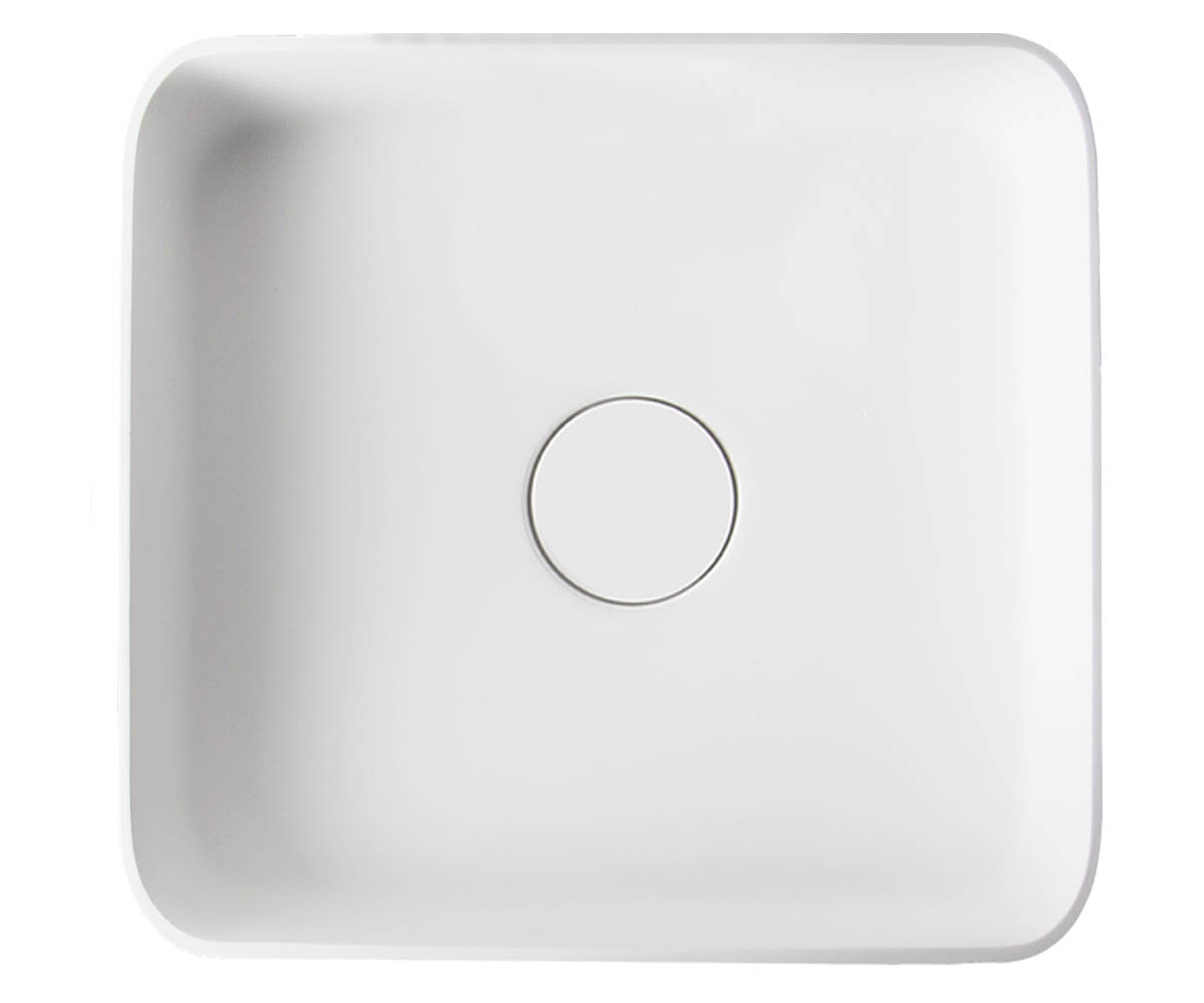 Накладна раковина 40 см VOLLE SOLID SURFACE 13-40-210 13-40-210