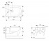 Подвесное биде  SOLO 13-55-112CAPP:Чертеж 