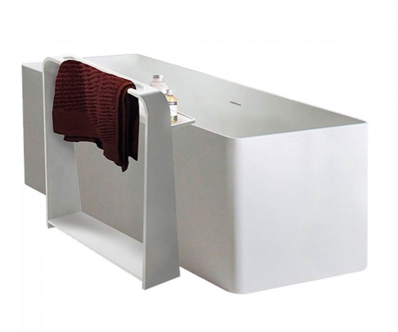 Підлогова полиця-тримач для рушників VOLLE SOLID SURFACE 18-40-128 18-40-128