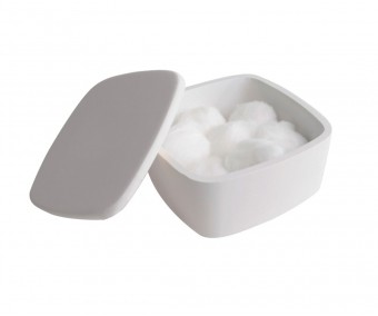 Коробочка косметическая, каменная SOLID SURFACE 18-40-210