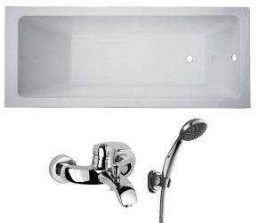 Ванна зі змішувачем 170х70 см VOLLE LIBRA TS-1770458+RBZ014-3