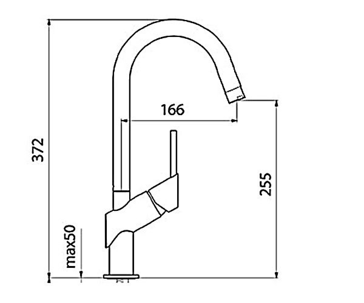 Кухонный смеситель  HABITAT HB920301.015:Чертеж 