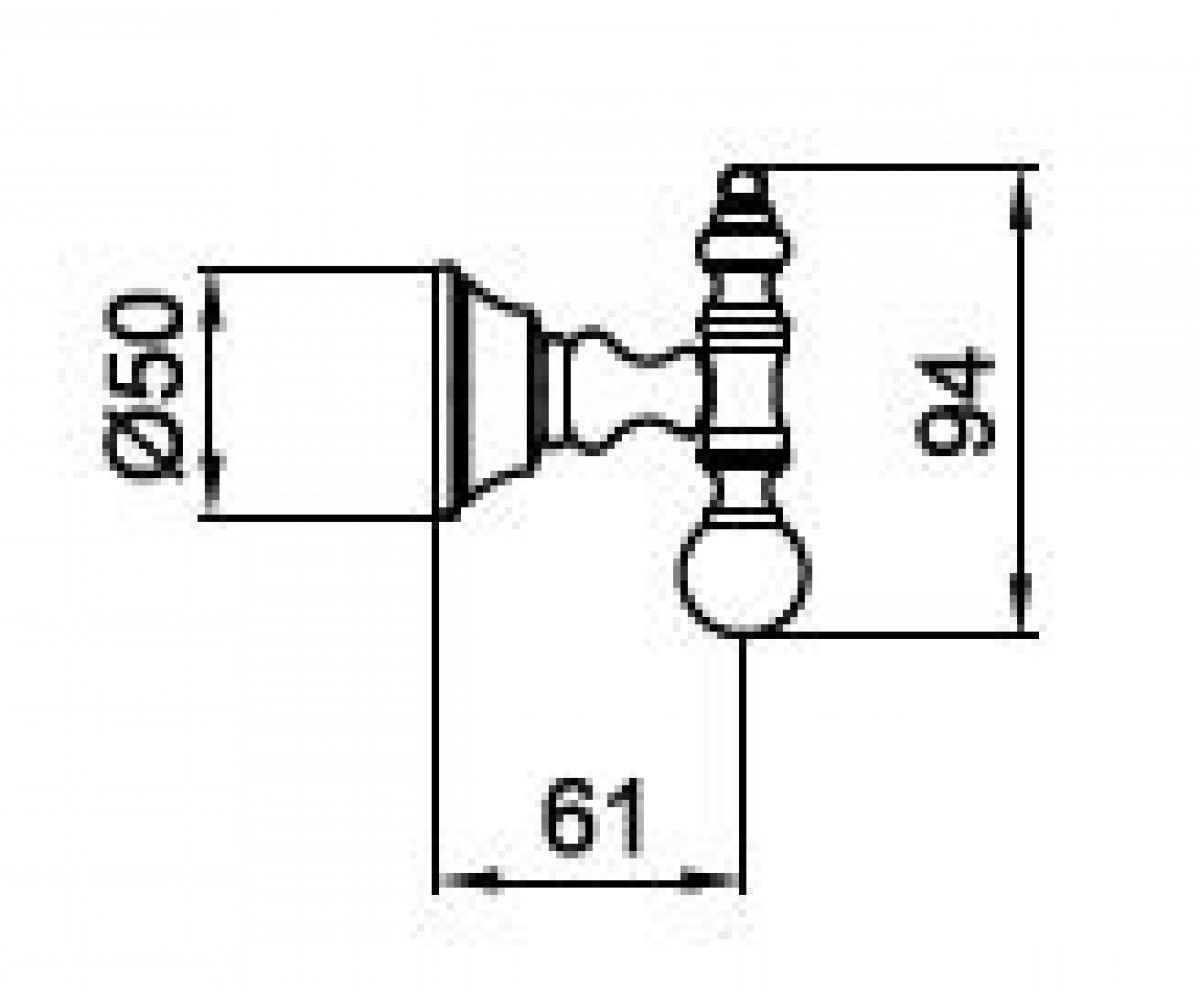 Крючок  KARENINA KA500401.015:Чертеж 