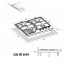 Варочная поверхность  GG W 644 WH:Чертеж 