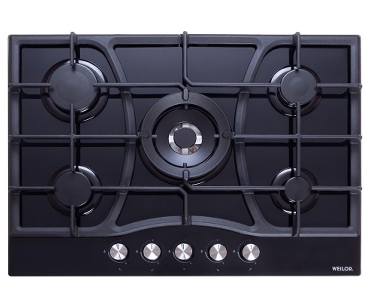 Поверхность на 5 конфорок WEILOR  GG W714 BL GG W714 BL