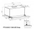 Сенсорная вытяжка  PTS 62652 FBL 1300 LED STRIP:Чертеж 