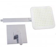 Верхний душ + смеситель WELLE ERNEST 9Q0422C-AR34218D