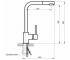 Кухонный смеситель на две воды  EKO4C-01-GUNGREY:Чертеж 