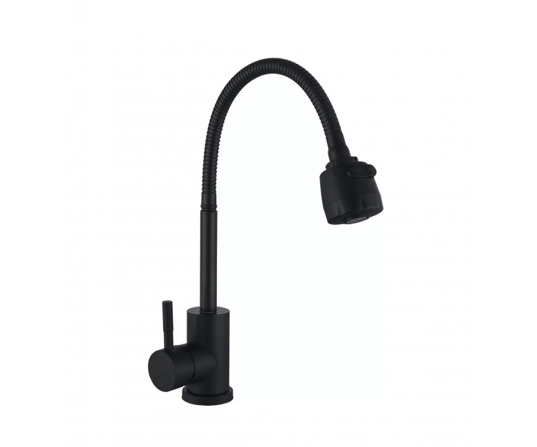 Змішувач з рефлекторним носиком WEZER  EKO4D-01-BLACK EKO4D-01-BLACK