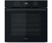 Духова шафа Whirlpool електрична, 71л, A+, дисплей, конвекція, телескопічні напрямні, чорний WHIRLPOOL  OMR58HU1B