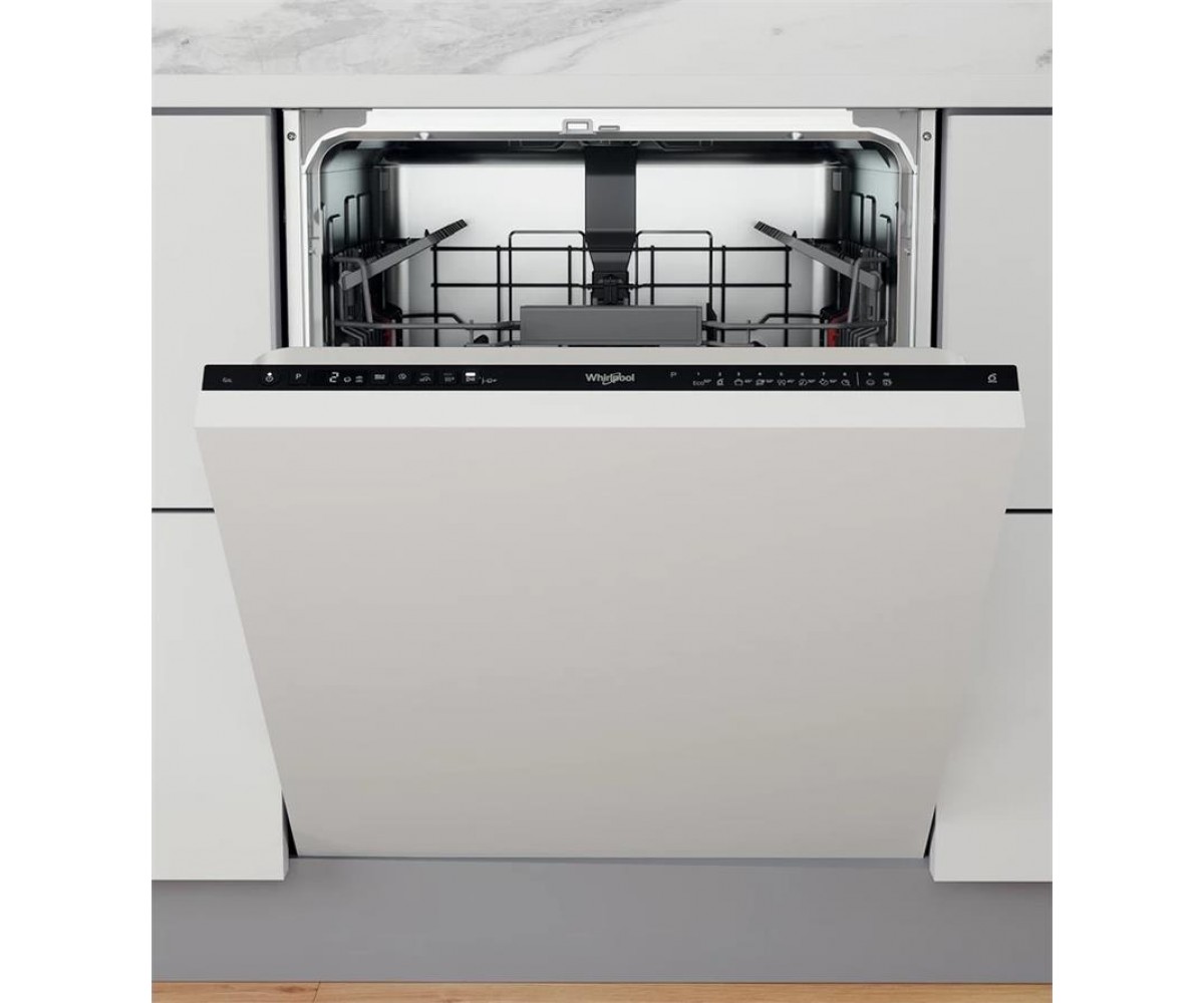 Посудомийна машина Whirlpool вбудована, 14компл., A+++, 60см, дисплей, інвертор, білий WHIRLPOOL  WIO3C33E65 WIO3C33E65