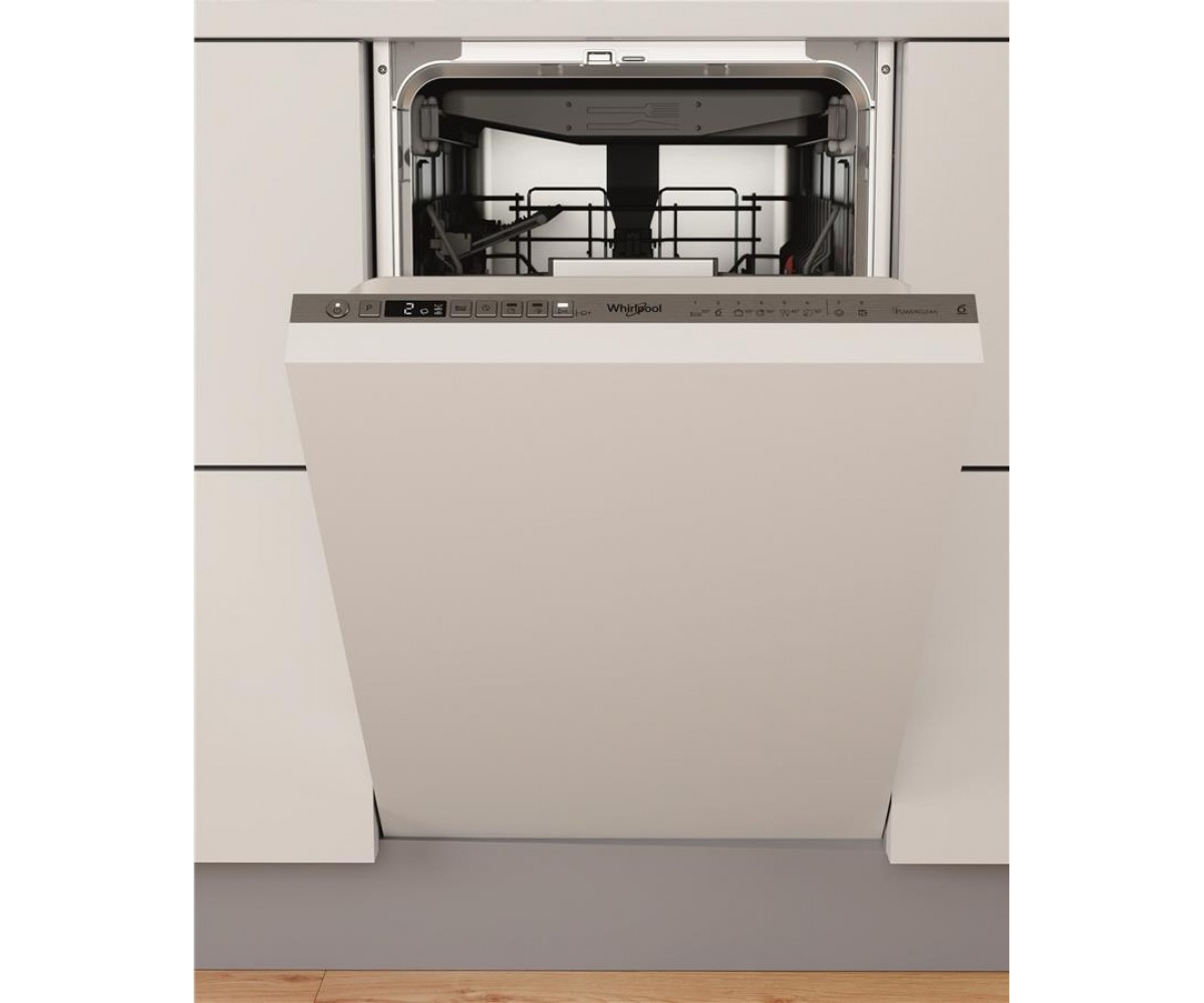Посудомийна машина Whirlpool вбудована, 10компл., A+++, 45см, дисплей, інвертор, 3й кошик, білий WHIRLPOOL  WSIO3O34PFEX WSIO3O34PFEX