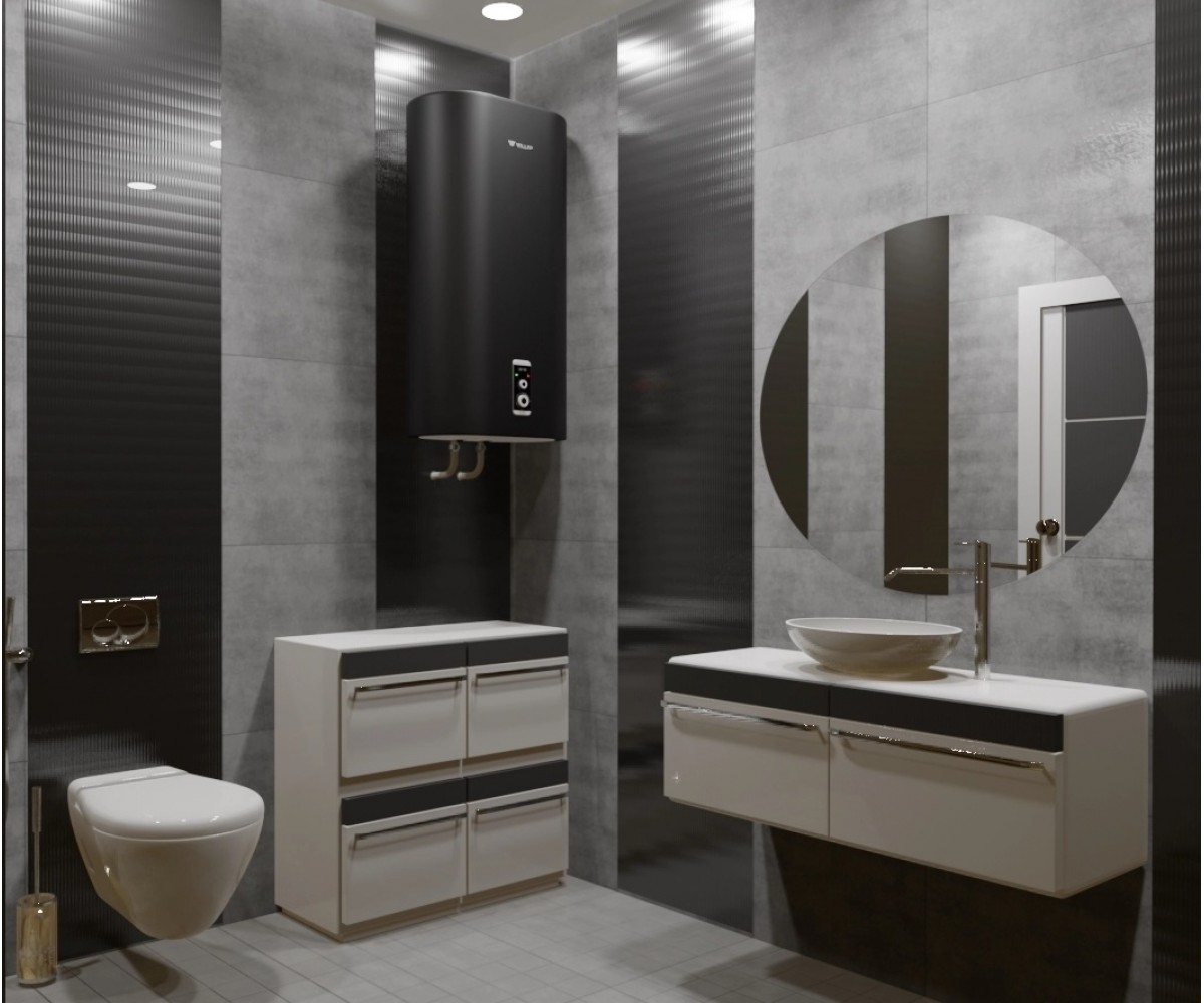Водонагреватель с сухим теном  GRAND EV100DR GRAND-SS-BLACKM:Фото 4