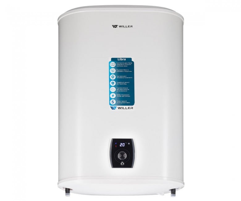 Бойлер з сухим нагрівальним елементом 30L WILLER  EVH30DRI-LIBRA EVH30DRI-LIBRA