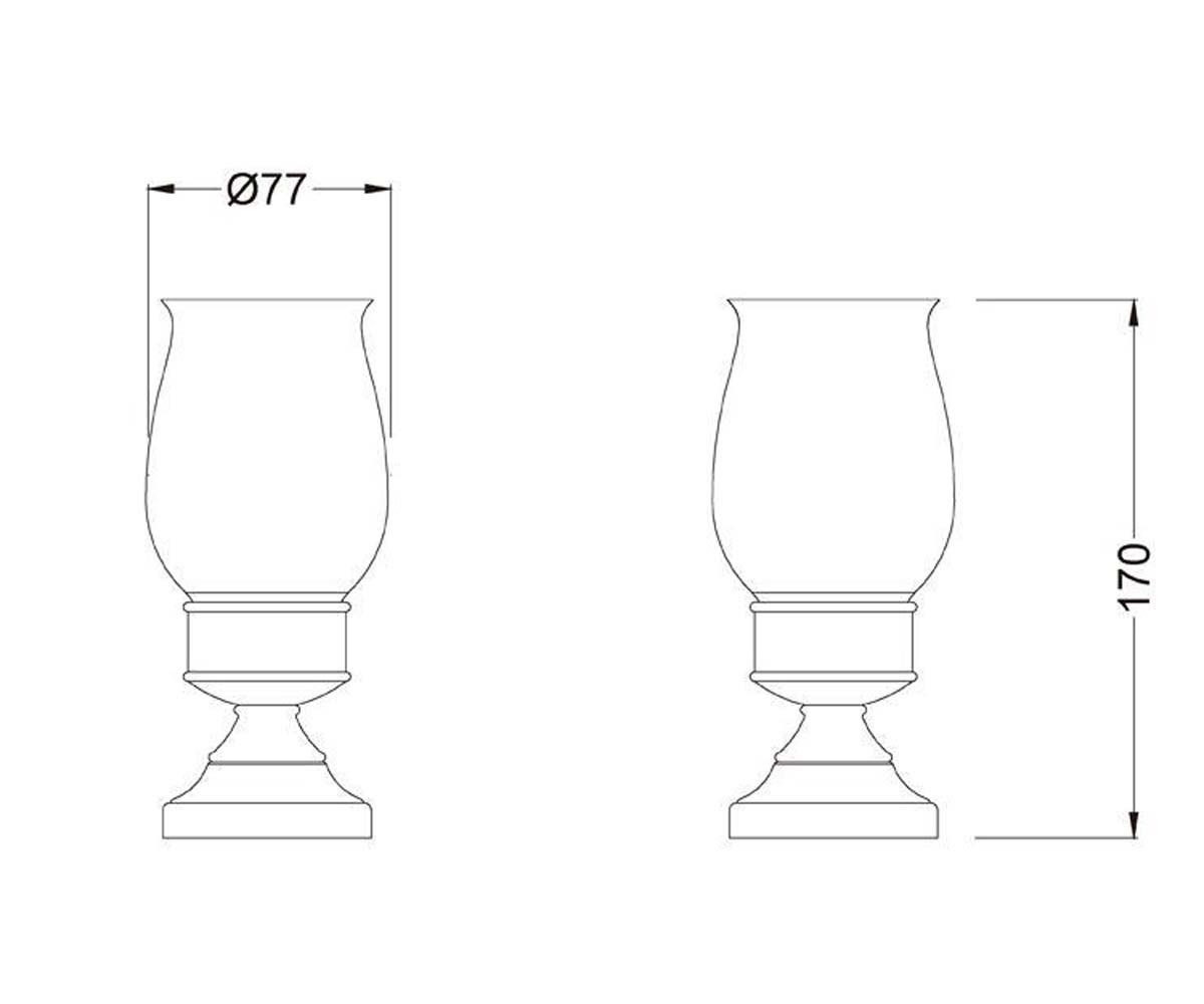 Стакан  SAINE 7053013VF:Чертеж 