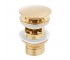 Донный клапан для раковины YOKA CLICK-CLACK GOLD с переливом YOKA  BK.POP-14-ZP-GLD BK.POP-14-ZP-GLD