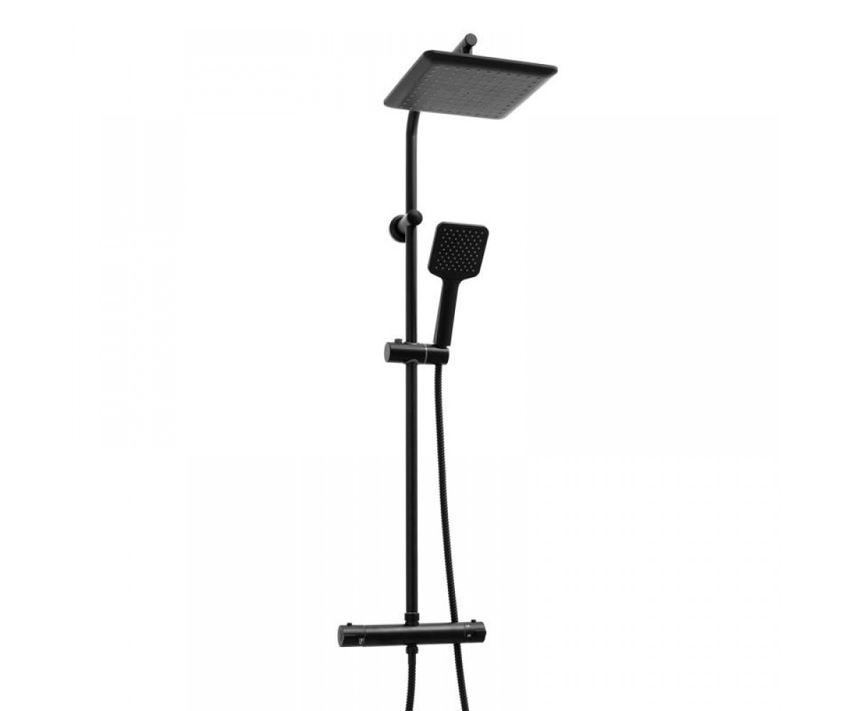 Душевой гарнитур Yoka BODO 23 BLACK черный с термостатом  BP.BODO-THERM-23-BLK:Фото 9