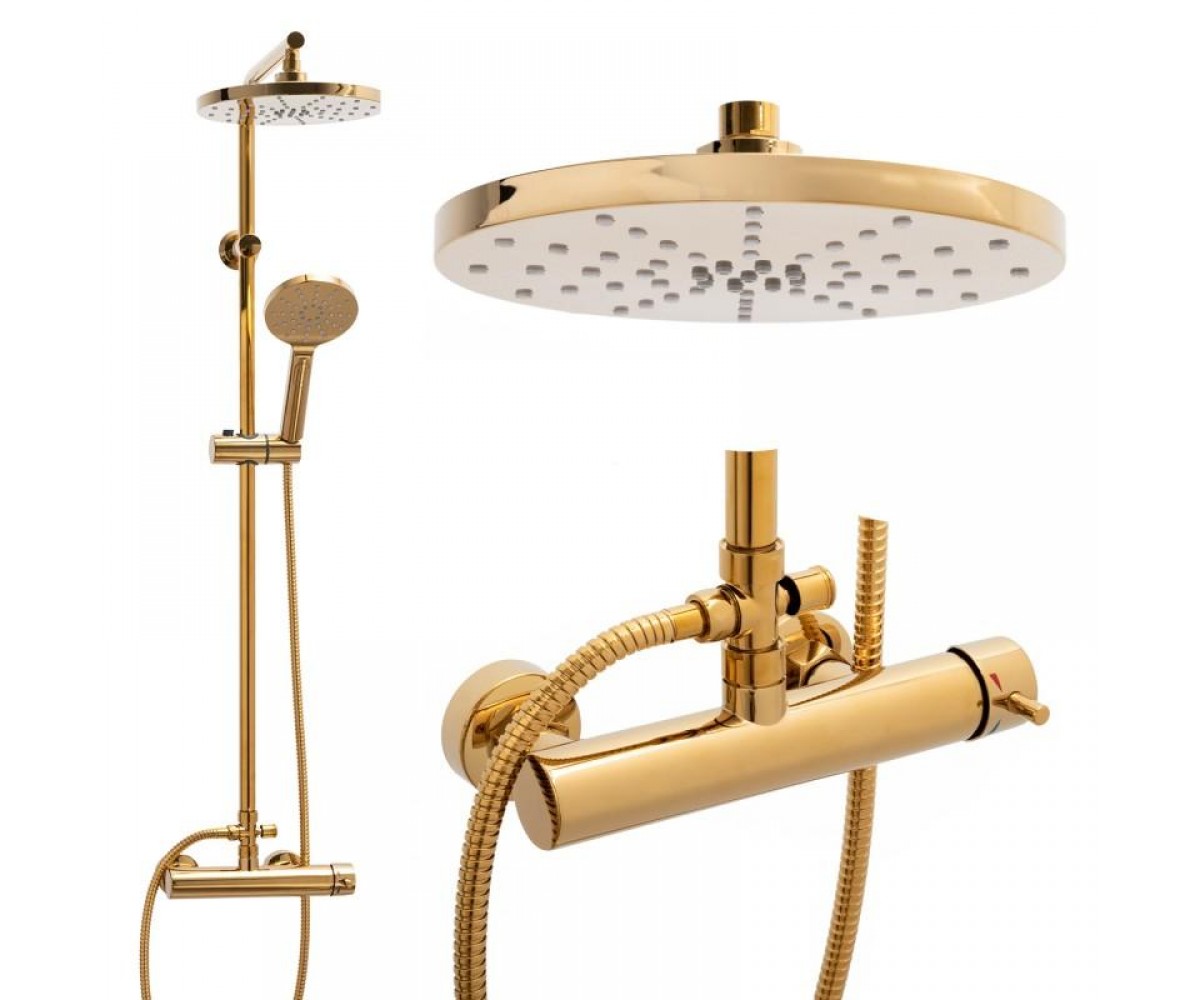 Душевой гарнитур Yoka DUBAJ 23 GOLD золотой YOKA  BP.DUBAJ23-GLD BP.DUBAJ23-GLD