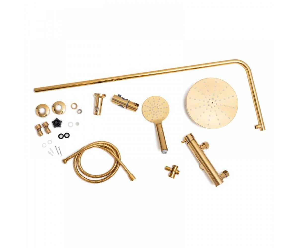 Душевой гарнитур Yoka DUBAJ 23 GOLD золотой  BP.DUBAJ23-GLD:Фото 5
